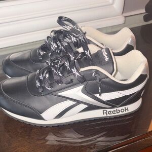 Reebok Classic Black and White Trainers